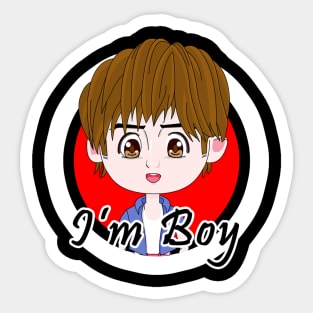 I'm Boy Sticker